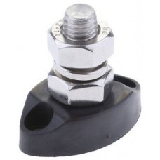 10MM INSULATED STUD/ POST/ BUSS- BLACK