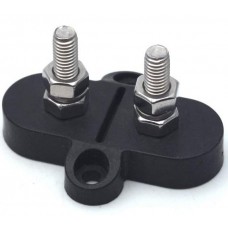 6MM INSULATED DOUBLE STUD/ POST/ BUSS- BLACK