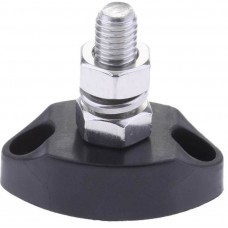 8MM INSULATED JUNCTION STUD/ POST/ BUSS- BLACK