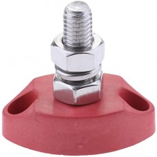 8MM INSULATED JUNCTION STUD/ POST/ BUSS- RED