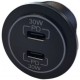 USB  Type-C  PD TWIN 30w SOCKET 12~24v, ...