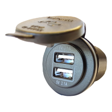 TWIN USB SOCKET 12~24v, 4.2AMP