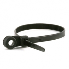 CABLE TIE 143MM BLACK MOUNTABLE 