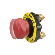 EMERGENCY STOP SWITCH WITH ROTATING RELEASE