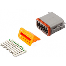 DT DEUTSCH CONNECTOR 12 PIN MALE HALF KIT...