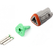 DT DEUTSCH CONNECTOR 3 PIN MALE HALF KIT...