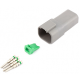 DT DEUTSCH CONNECTOR 6 PIN FEMALE HALF KIT...