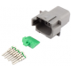 DT DEUTSCH CONNECTOR 8 PIN FEMALE HALF KIT...
