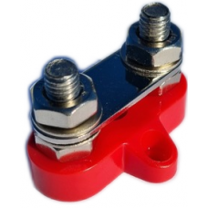 8MM INSULATED DOUBLE STUD/ POST/ BUSS- RED...