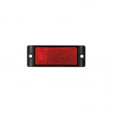 RED REFLECTOR ON BACKING PLATE 93 X 35