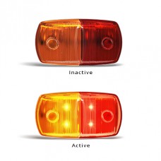 LED 69 SERIES RED/ AMBER MARKER LAMP...