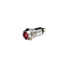 CHROME LED 24V PILOT LAMP RED (14mm)...