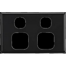 DOUBLE GPO FASCIA BLACK...