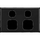 DOUBLE GPO FASCIA BLACK...