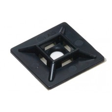 ADHESIVE CABLE TIE MOUNT 19 X 19MM BLACK