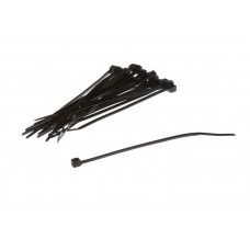 CABLE TIE METAL TOOTH 200MM BLACK